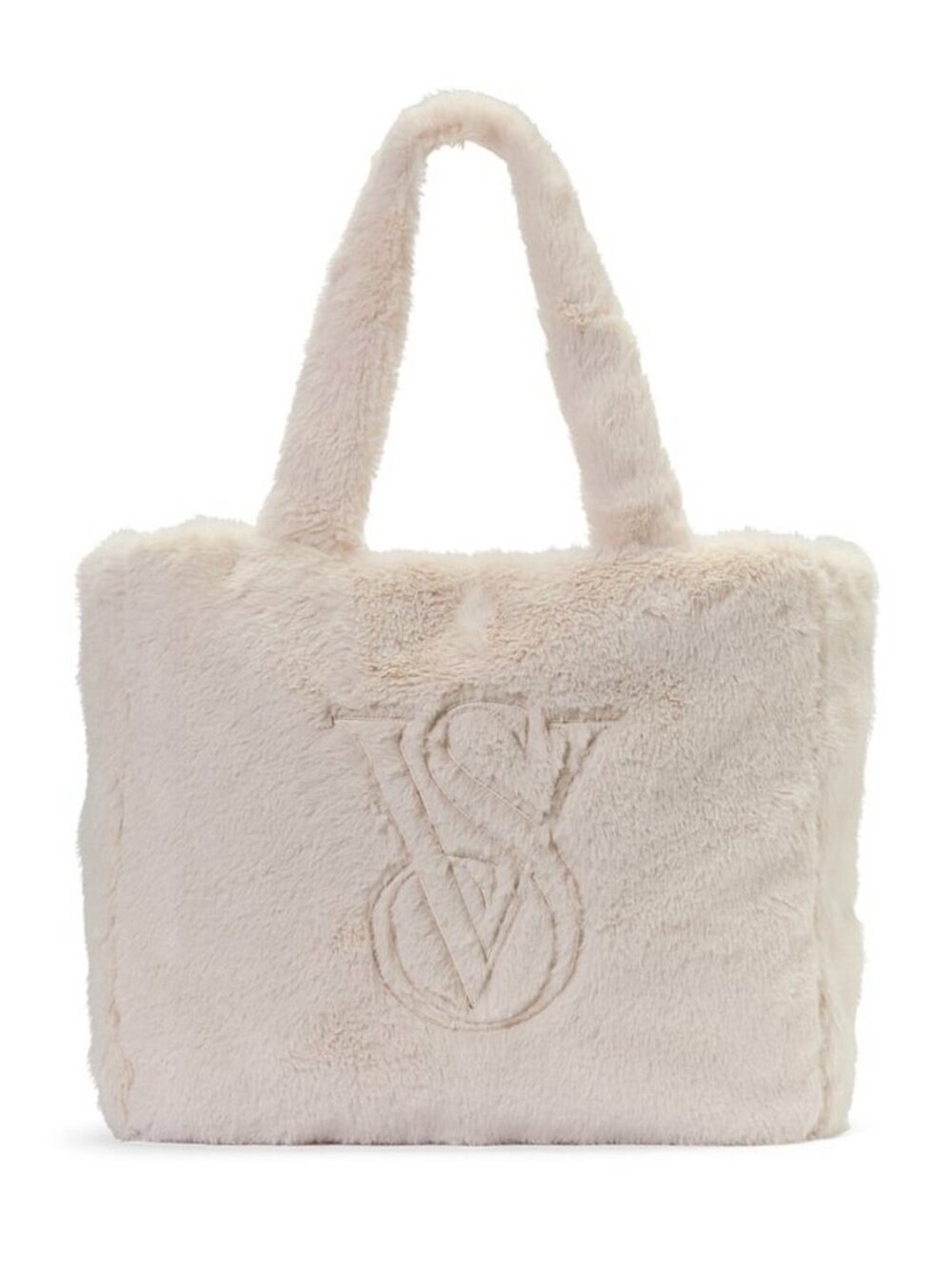 NWT Victoria’s Secret Fuzzy Faux Fur Tote Bag